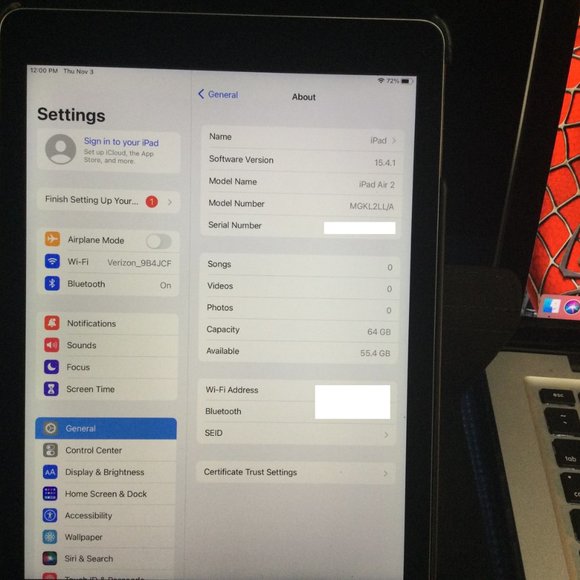 MacBook Pro 13" A1278 2012 2.5GHz Core i5 | 16 GB Ram/512B SSD | 64GB iPad Air 2 - Picture 2 of 15